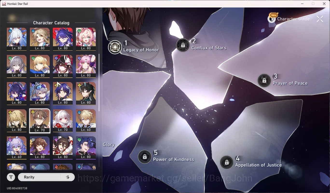 Honkai Star Rail Accounts ASIA TL70|15 Lim|Castorice E6+Sign|Acheron E2+Sign image 10