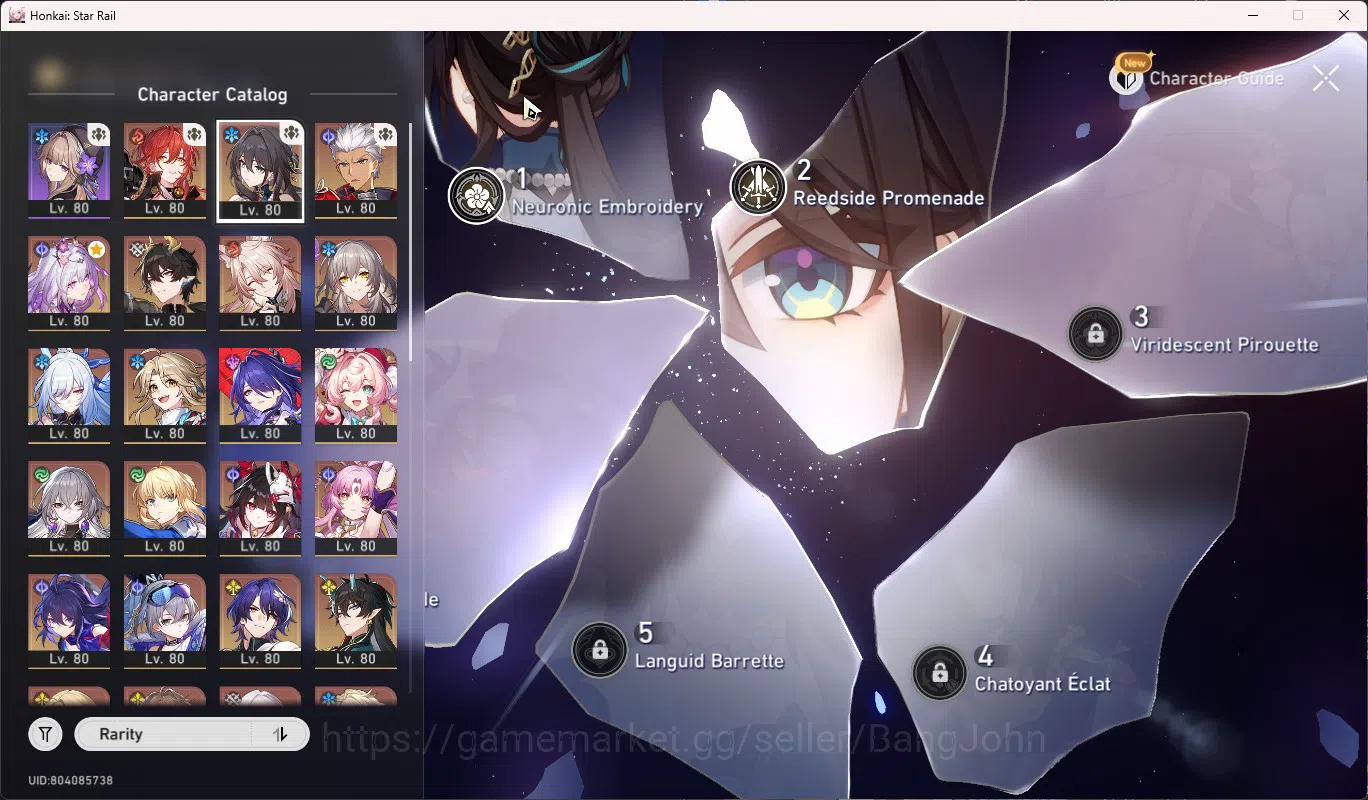 Honkai Star Rail Accounts ASIA TL70|15 Lim|Castorice E6+Sign|Acheron E2+Sign image 4