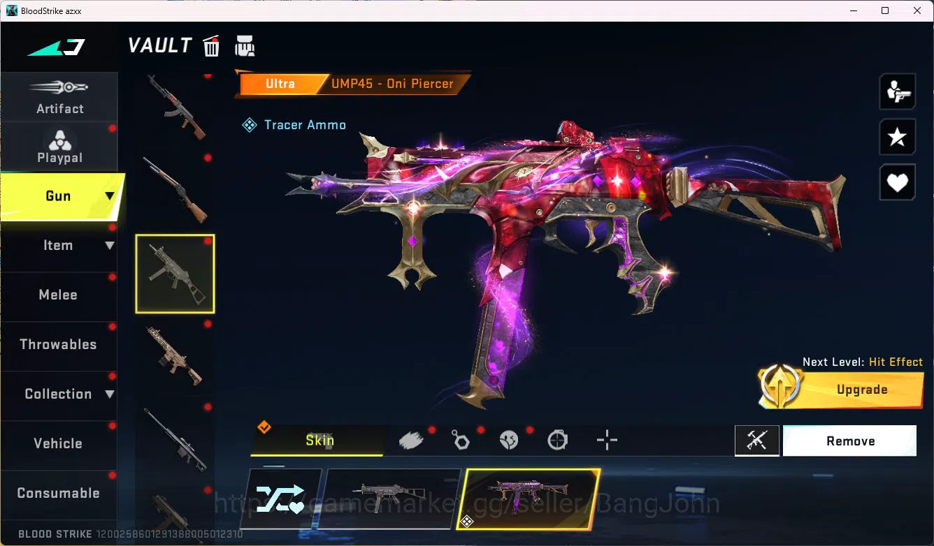 Blood Strike Accounts ASIA|COLLAB=KAR98K,QBZ95|LIMITED=RPK|ULTRA=GLOCK,O image 10