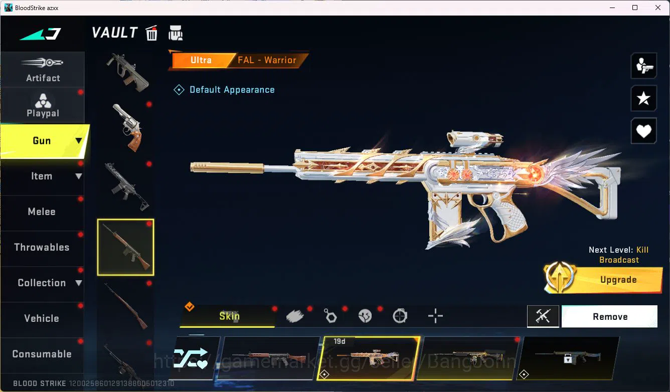 Blood Strike Accounts ASIA|COLLAB=KAR98K,QBZ95|LIMITED=RPK|ULTRA=GLOCK,O image 15