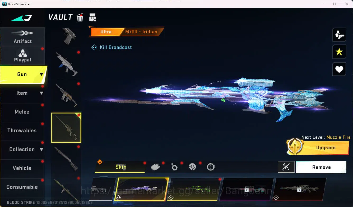 Blood Strike Accounts ASIA|COLLAB=KAR98K,QBZ95|LIMITED=RPK|ULTRA=GLOCK,O image 18