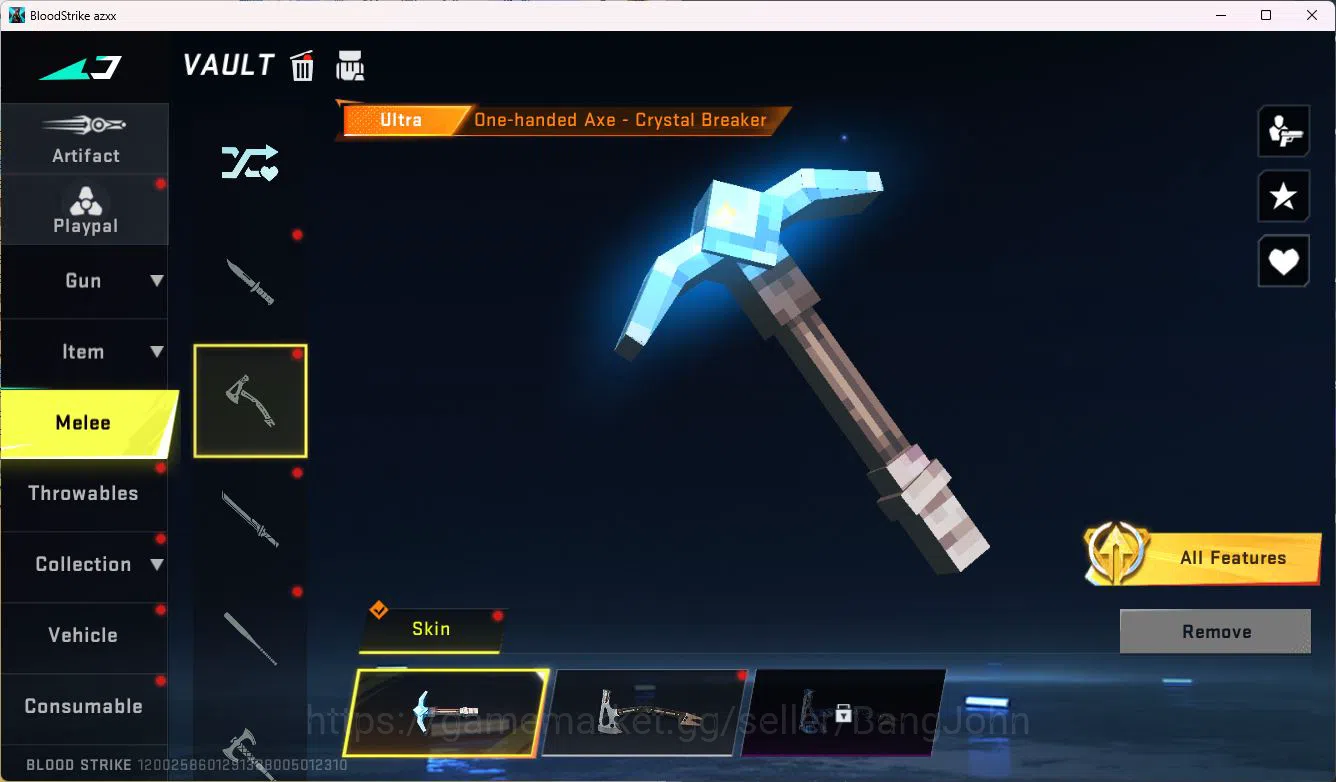 Blood Strike Accounts ASIA|COLLAB=KAR98K,QBZ95|LIMITED=RPK|ULTRA=GLOCK,O image 6