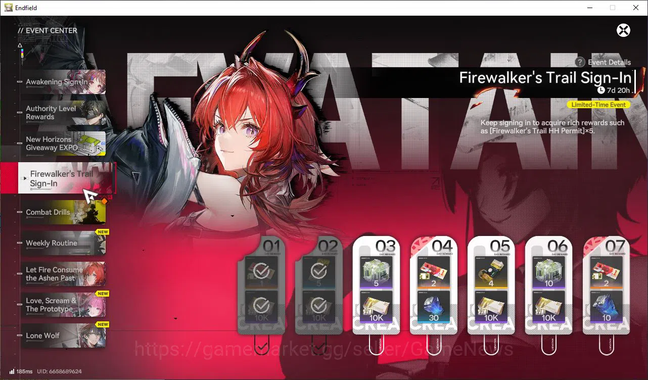 Arknights: Endfield Accounts NA/EU Lv12|Day2 Login|2 SSR(Gilberta&Ember)+6SR Operators|2 6* WP|AIC Available|Male 19