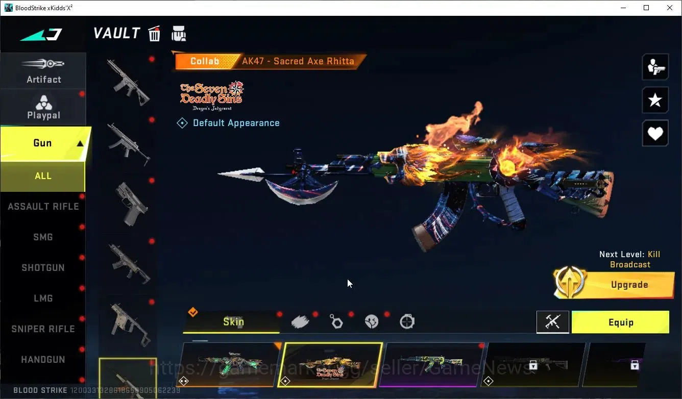 Blood Strike Accounts ASIA|Collab 7DS[AK47-Rhita,Karl98,QBZ95],BLEACH[Lv image 14