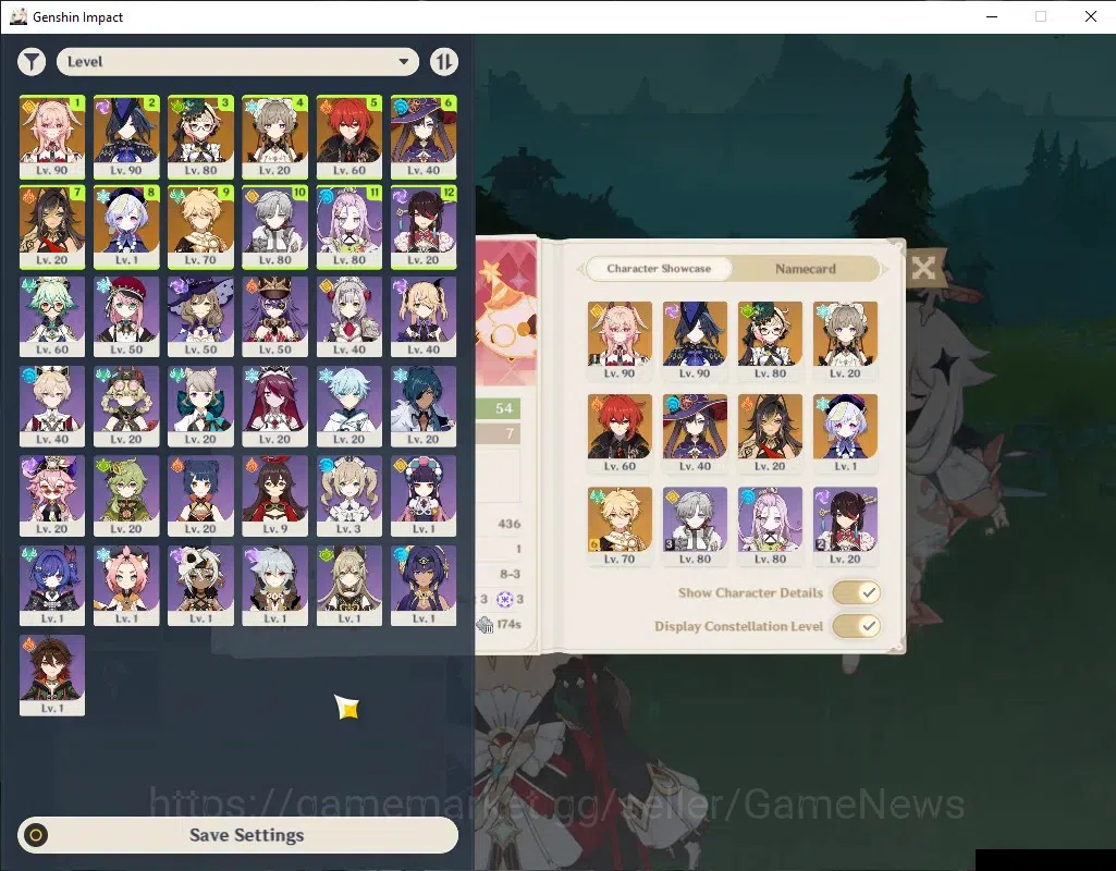 Genshin Impact Accounts Others Asia|AR 54|4 Limited + 1(*5 Weapon)|Linnea C1,Sandrone,Clorinde,Emilie|All Unset|Male MC|Take 1