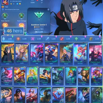 Mobile Legends: Bang Bang Smurf HERO 46 SKIN 36 | EMBLEM GOOD | JULIAN ITACHI| EPI image 1