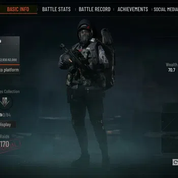 Arena Breakout Accounts High Value Mobile|LV30|SV52.5M|CV34.5M|Many Outfit,Rebel Glasses,P Balaclava,SS Groza,P