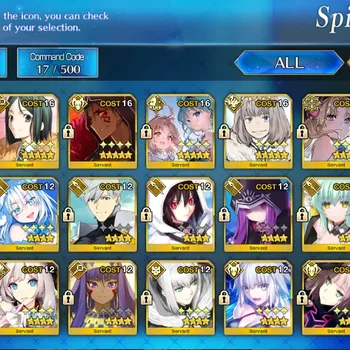 Fate-Grand Order Accounts NA |Story America Lvl 94|211 SQ|6 SSR|(Oberon, Space Eresh, Waver, HibiChika, Cu Alter,Etc)|131