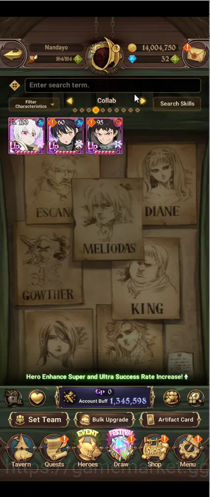 The Seven Deadly Sins: Grand Cross Accounts ASIA | 1,3M CC | 1 LR Elizabeth | 4UR Salos.DKM,OD image 6