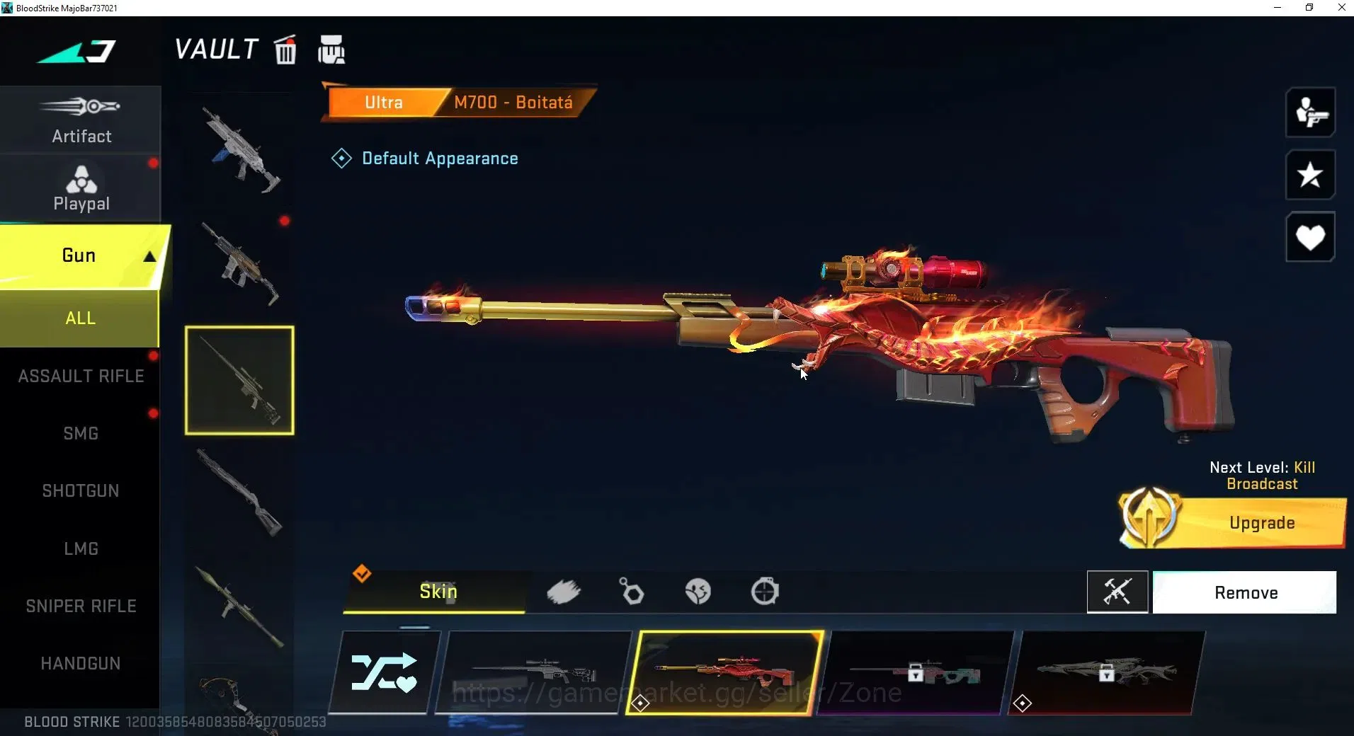 Blood Strike Accounts ASIA| Fresh Account | Eternal AUG Empyrean | Ultra image 1