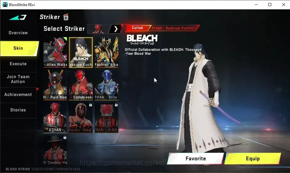 Blood Strike Accounts ASIA|Eternal Alien Walker+MELE Shuriken,Collab 7DS image 4