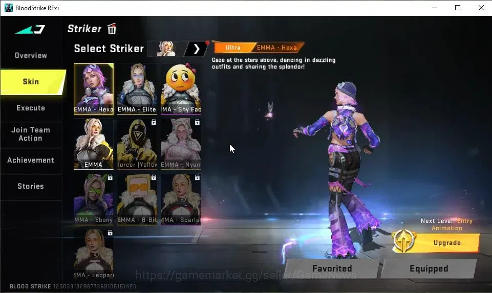Blood Strike Accounts ASIA|Eternal Alien Walker+MELE Shuriken,Collab 7DS image 5