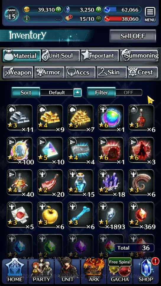 Last Cloudia Accounts GLOBAL|Rank 15|3K Crystal|Top Tier Unit [G Lilaha, image 12