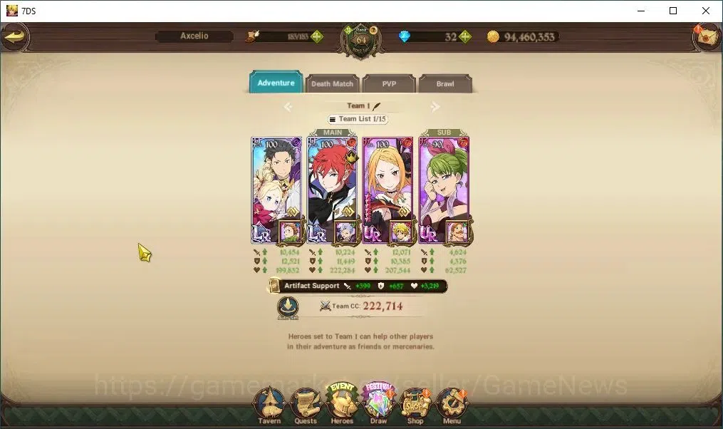 The Seven Deadly Sins: Grand Cross Accounts Global|117 LS|2,6M CC|3 LR+4UR+Full Collab ReZero| image 11