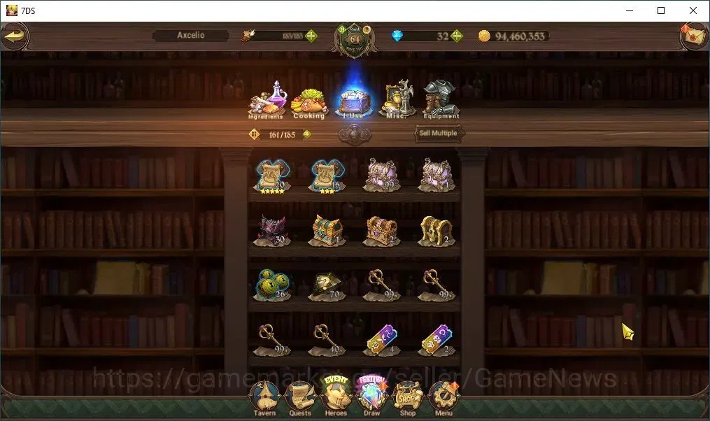The Seven Deadly Sins: Grand Cross Accounts Global|117 LS|2,6M CC|3 LR+4UR+Full Collab ReZero| image 18
