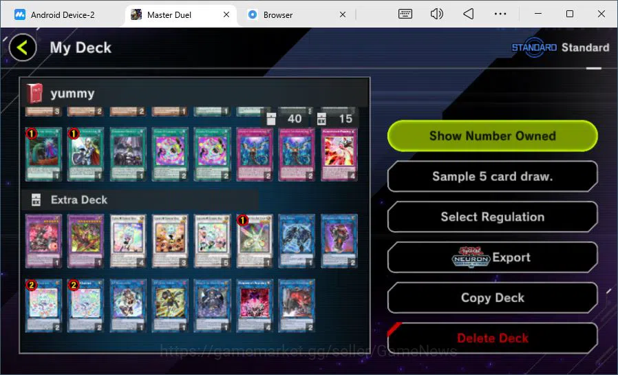 Yu-Gi-Oh! Master Duel Accounts Mid-Level Lv 18 | 18 Deck|Vanquish-K9, Yummy, FiendSmith, Resonator, Etc|Ranked 7