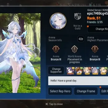 Epic Seven Accounts High-End Global Unverif |7 ML [Cermila MoonLuna Sharun Lisette Choux HellionLua Renoa|SS 6.119|Stigma