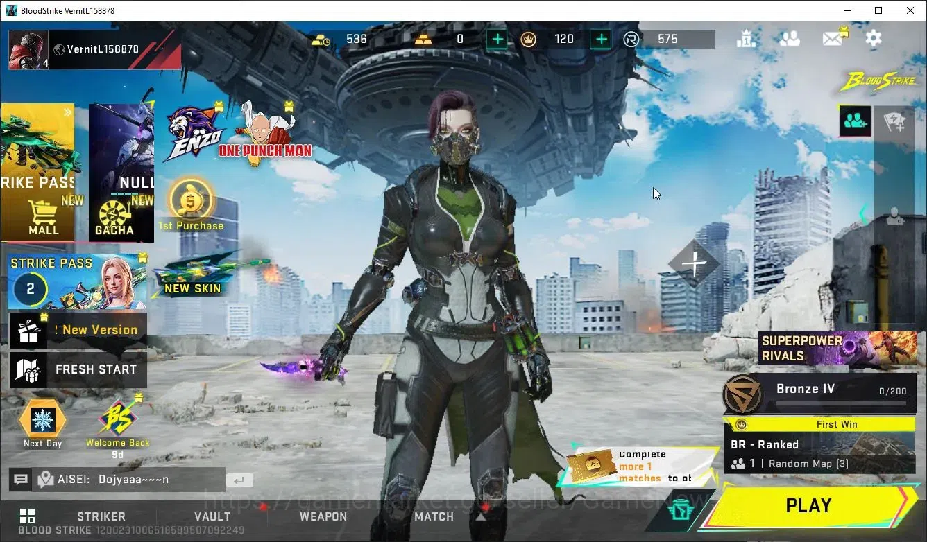 Blood Strike Accounts Rare Skin ASIA|MELEE ButerFly Knife- STARFALL+ Legendary Melee katana-Ronin |NetEas|Check SS|BLS5410 1