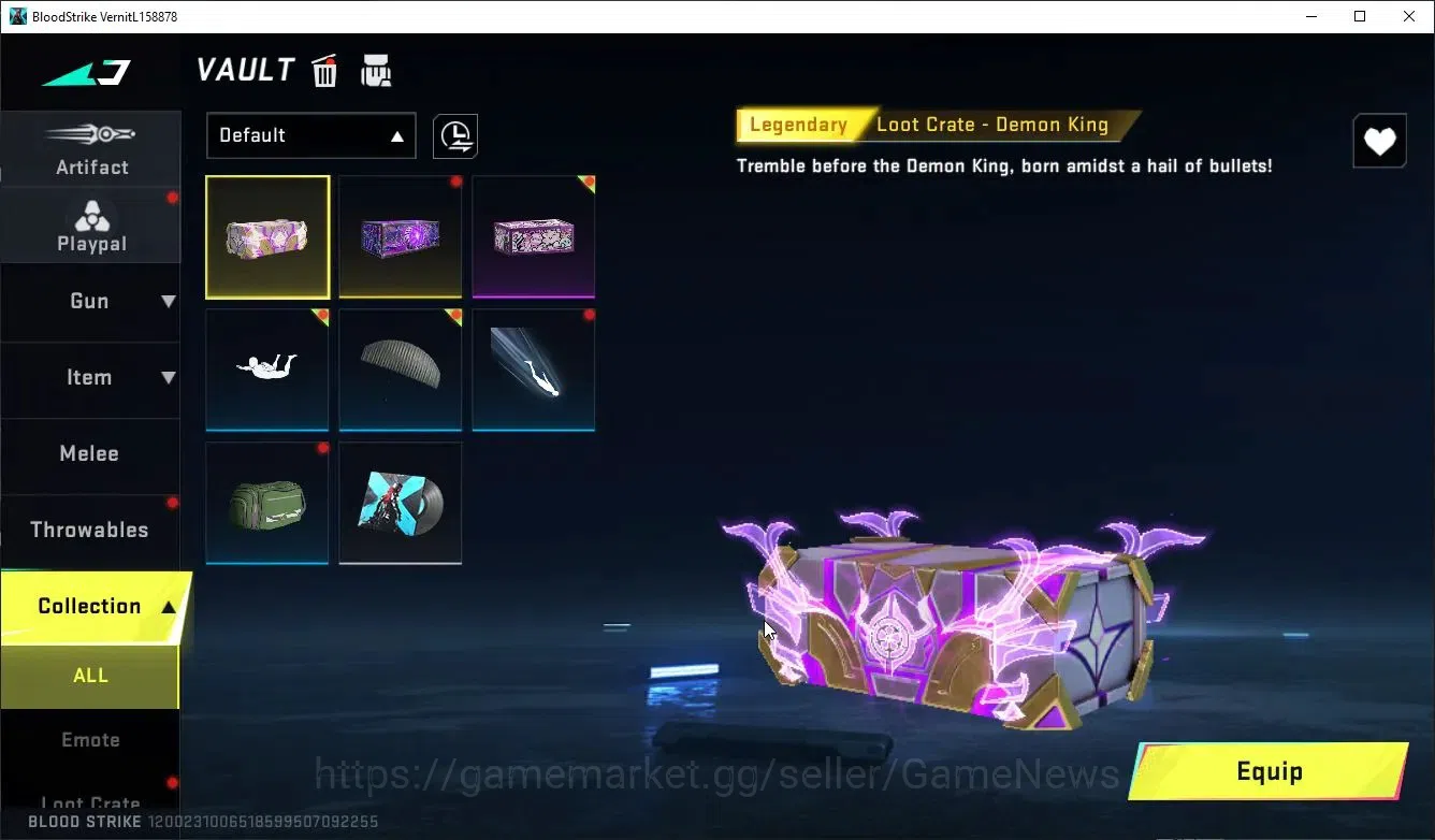 Blood Strike Accounts Rare Skin ASIA|MELEE ButerFly Knife- STARFALL+ Legendary Melee katana-Ronin |NetEas|Check SS|BLS5410 10