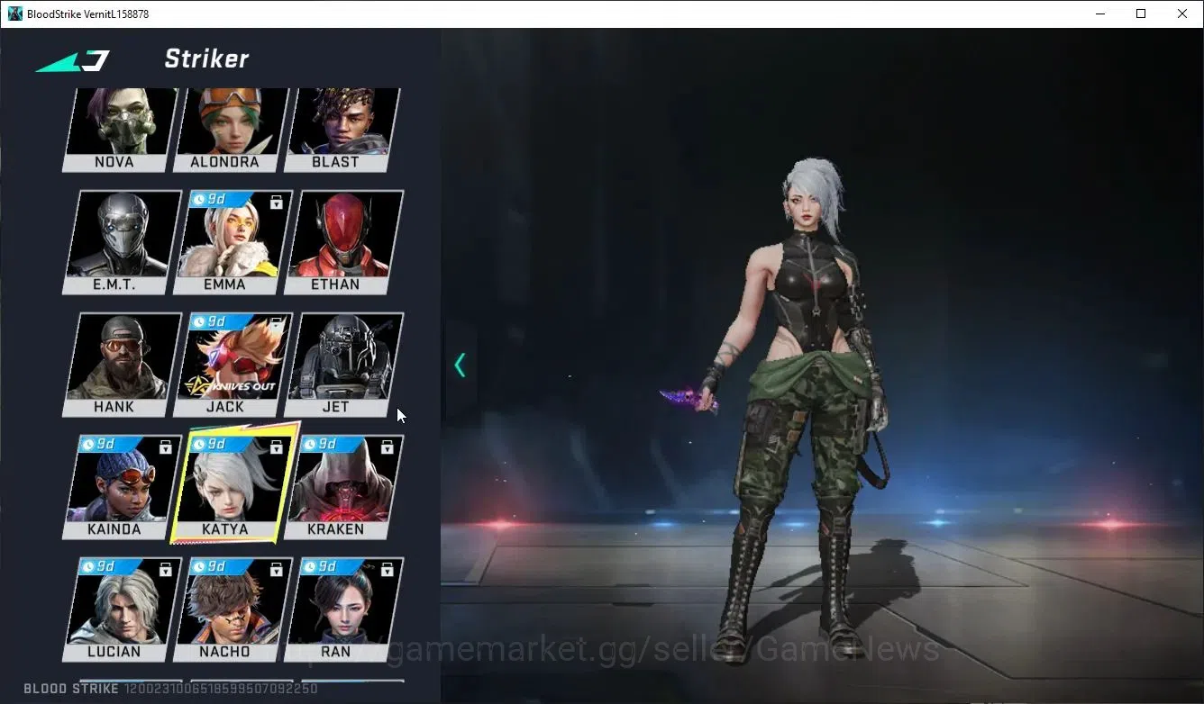 Blood Strike Accounts Rare Skin ASIA|MELEE ButerFly Knife- STARFALL+ Legendary Melee katana-Ronin |NetEas|Check SS|BLS5410 3