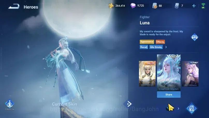 Honor of Kings Accounts Global | 111H 174S | Collab Connan+Blessed Luban N image 14