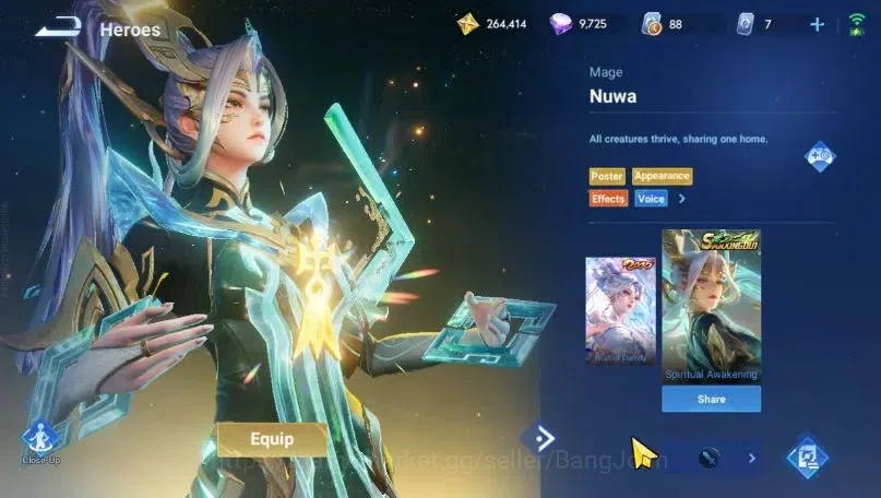 Honor of Kings Accounts Global | 111H 174S | Collab Connan+Blessed Luban N image 17