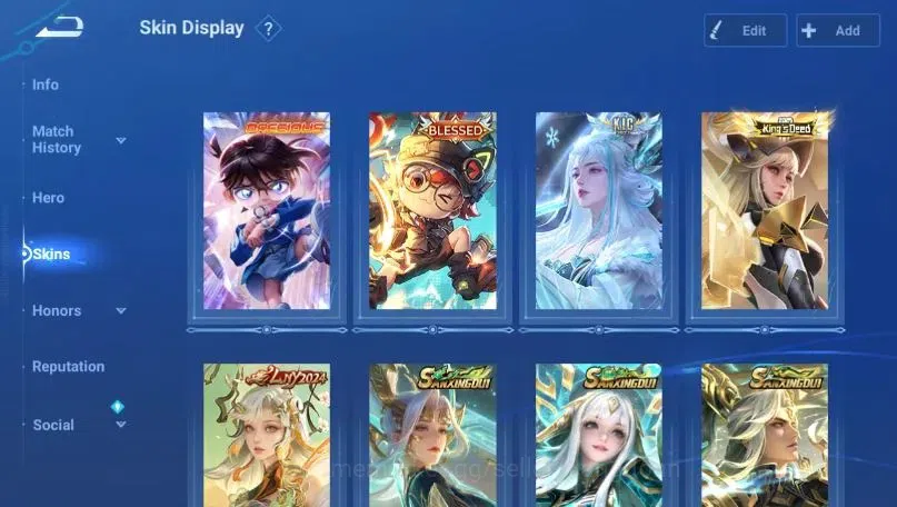 Honor of Kings Accounts Global | 111H 174S | Collab Connan+Blessed Luban N image 3