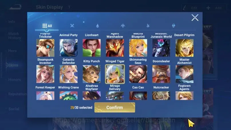 Honor of Kings Accounts Global | 111H 174S | Collab Connan+Blessed Luban N image 8