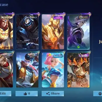 Mobile Legends: Bang Bang Accounts High Rank Global|Skin 45|High Rank Immo 139|Lightborn Tigreal|SABER Johnson|Epic