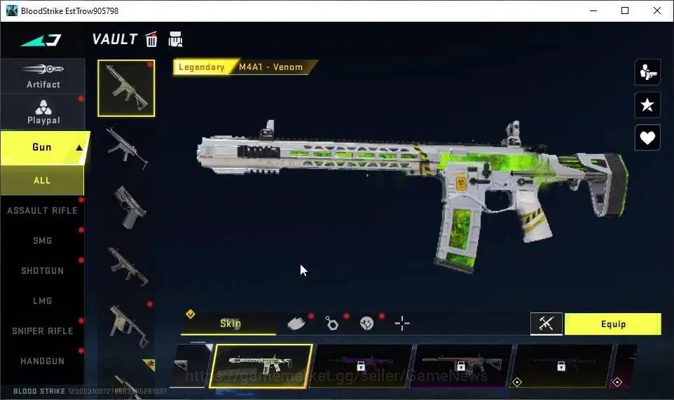 Blood Strike Accounts ASIA|Starter|2 ULTRA[M700-Iridian,AK47-Hellbound]| image 11