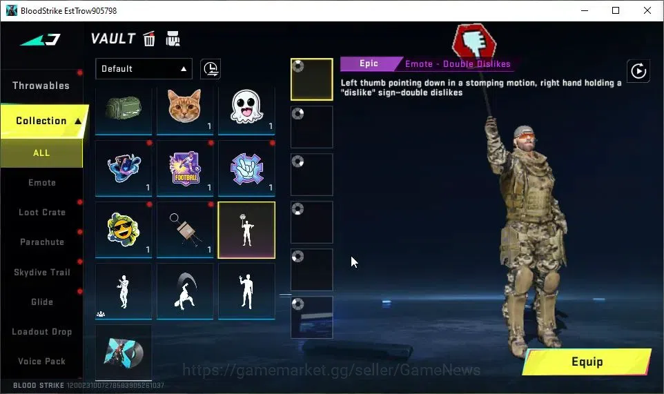 Blood Strike Accounts ASIA|Starter|2 ULTRA[M700-Iridian,AK47-Hellbound]| image 15