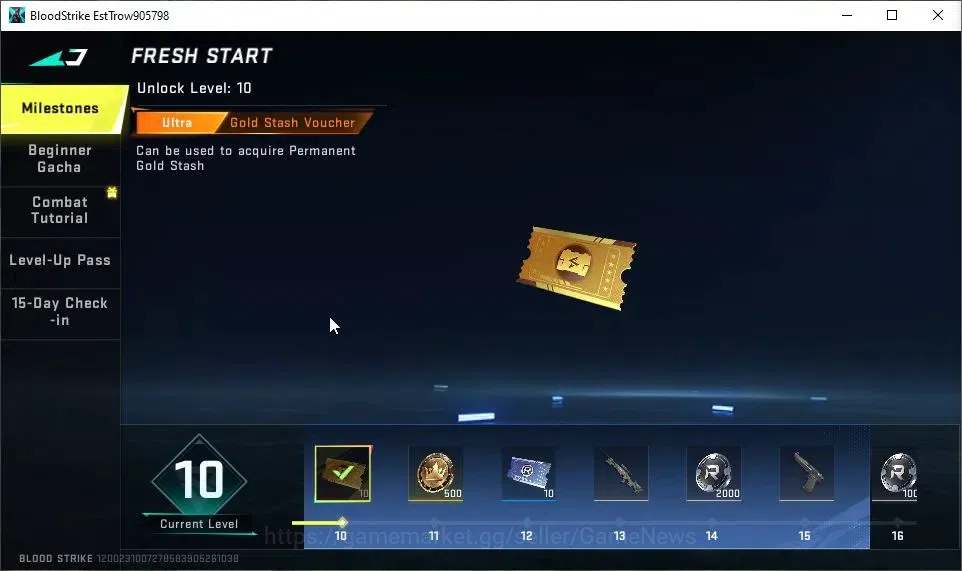 Blood Strike Accounts ASIA|Starter|2 ULTRA[M700-Iridian,AK47-Hellbound]| image 16