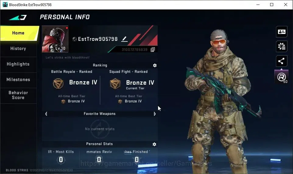 Blood Strike Accounts ASIA|Starter|2 ULTRA[M700-Iridian,AK47-Hellbound]| image 2