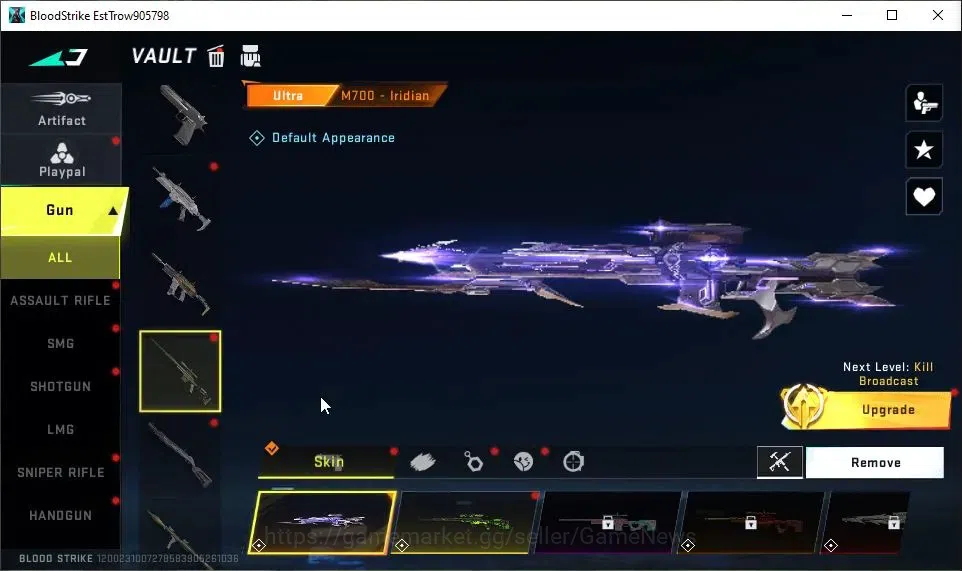 Blood Strike Accounts ASIA|Starter|2 ULTRA[M700-Iridian,AK47-Hellbound]| image 5
