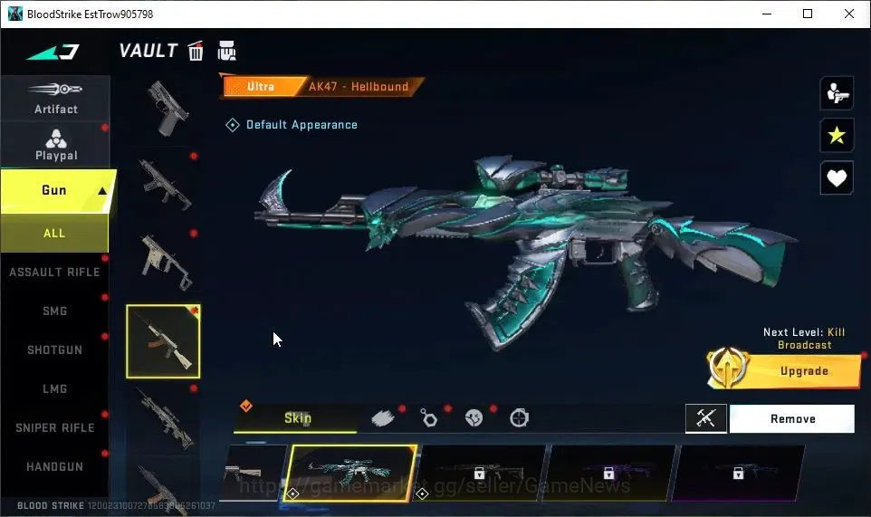 Blood Strike Accounts ASIA|Starter|2 ULTRA[M700-Iridian,AK47-Hellbound]| image 9