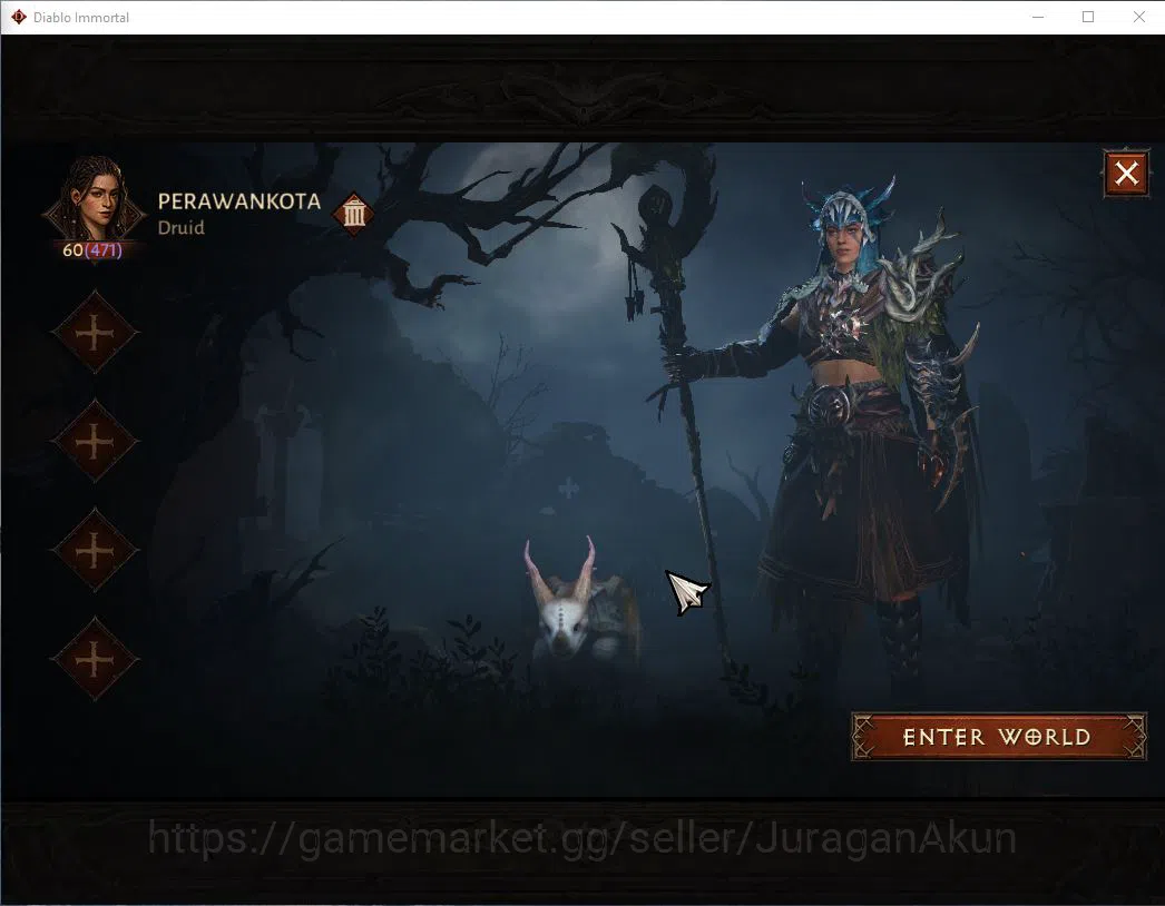 SEA- Izuall |Lv60(471)Druid |34K CR|Reso 480|Inferno II |Paragon Meledictor |Hell Lv 21|Check SS(DI1066) Diablo Immortal Mid-Tier SEA- Izuall |Lv60(471)Druid |34K CR|Reso 480|Infer image 1