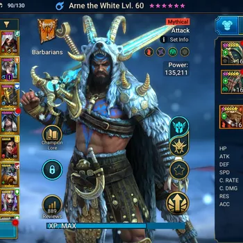 Raid: Shadow Legends Accounts Endgame Lv 68|2,37M PWR|1 Mythic(Arne)+38 Legend(Arbiter,Tin