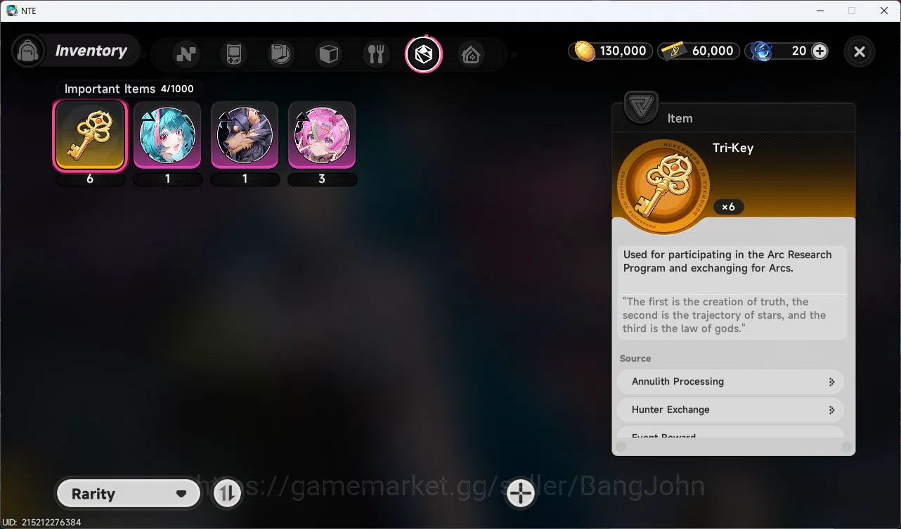 Neverness to Everness Accounts EU |Starter Lvl 3| 1 SSR(Nanally)+5SR |Selector 40 image 8