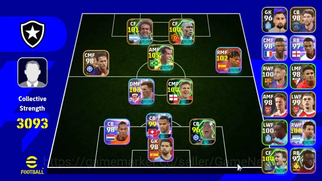 eFootball Accounts Android|Epic Rivaldo,Andy Cole,Gabriel Batistuta,S image 1
