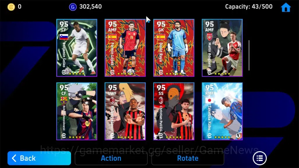 eFootball Accounts Android|Epic Rivaldo,Andy Cole,Gabriel Batistuta,S image 5