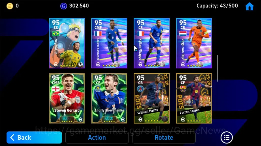 eFootball Accounts Android|Epic Rivaldo,Andy Cole,Gabriel Batistuta,S image 6