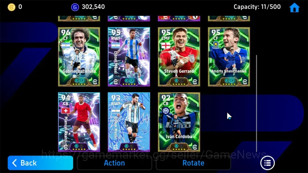 eFootball Accounts Android|Epic Rivaldo,Andy Cole,Gabriel Batistuta,S image 8