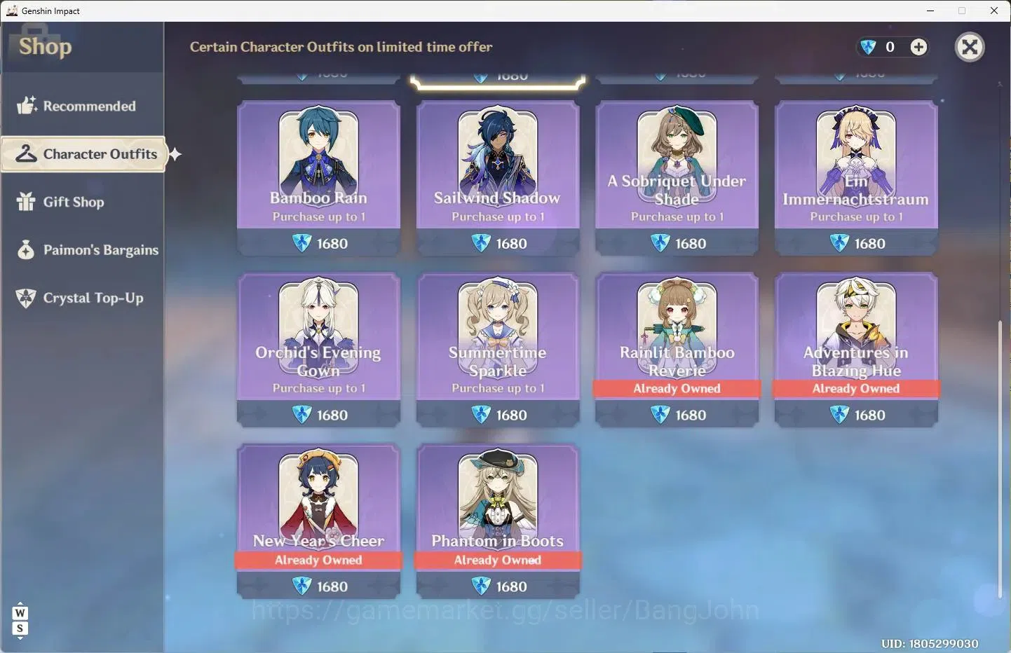 Genshin Impact Accounts Others ASIA | AR 50 | 13 Limit+2 Sign | Furina,Navia,Lauma,Escoffier+6 Chrstd | 4 (*5 Wep) Verdict 8
