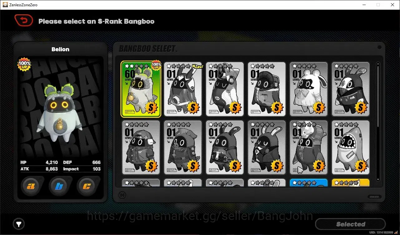 Zenless Zone Zero Accounts Others ASIA|IK.56|10 Limited|Full VH&AOD|(Nanggong yu,Vivian+Outfit,Pyrois)+Sign|46k PolyC|ALL 12