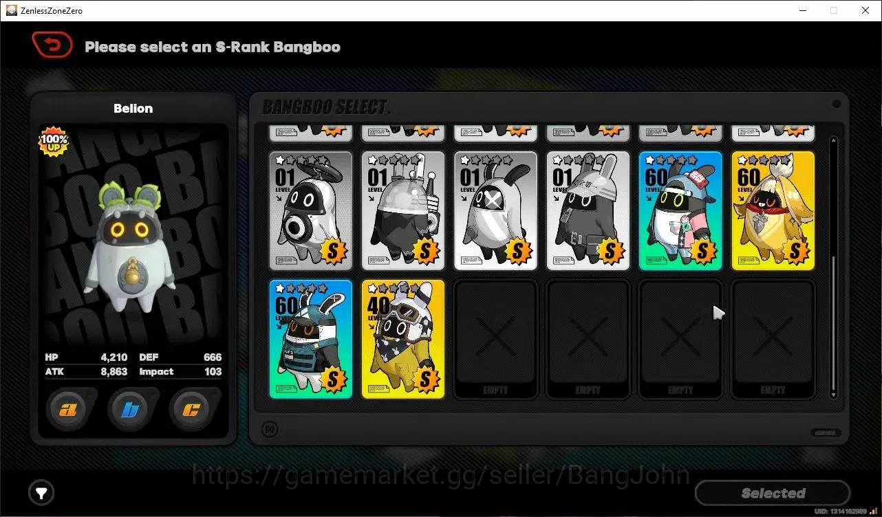 Zenless Zone Zero Accounts Others ASIA|IK.56|10 Limited|Full VH&AOD|(Nanggong yu,Vivian+Outfit,Pyrois)+Sign|46k PolyC|ALL 13