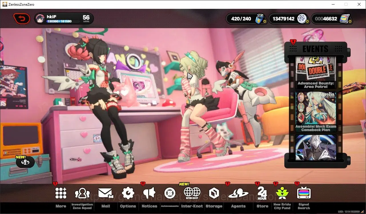 Zenless Zone Zero Accounts Others ASIA|IK.56|10 Limited|Full VH&AOD|(Nanggong yu,Vivian+Outfit,Pyrois)+Sign|46k PolyC|ALL 2