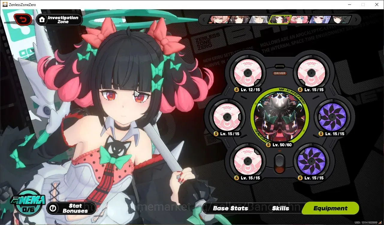 Zenless Zone Zero Accounts Others ASIA|IK.56|10 Limited|Full VH&AOD|(Nanggong yu,Vivian+Outfit,Pyrois)+Sign|46k PolyC|ALL 6