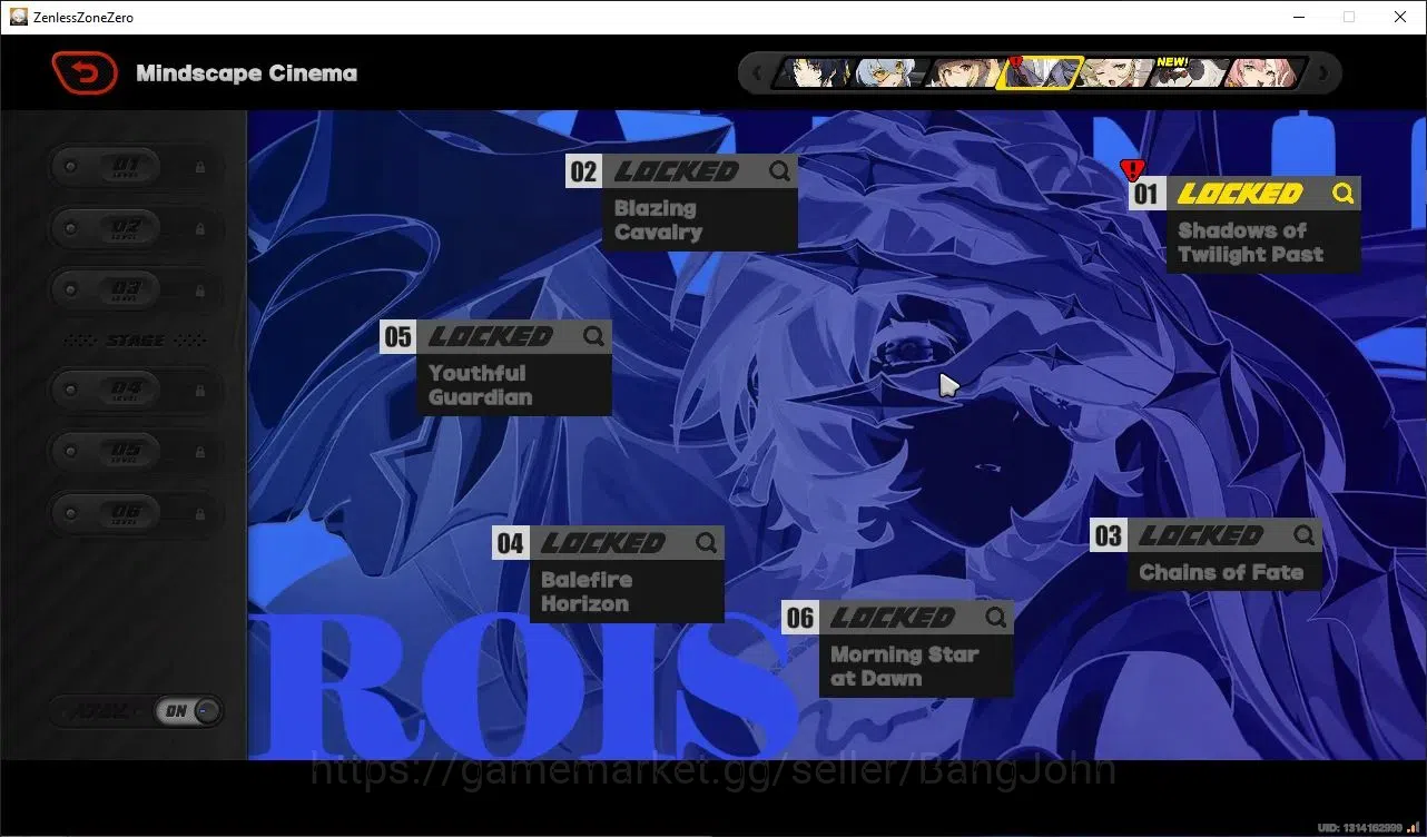 Zenless Zone Zero Accounts Others ASIA|IK.56|10 Limited|Full VH&AOD|(Nanggong yu,Vivian+Outfit,Pyrois)+Sign|46k PolyC|ALL 8