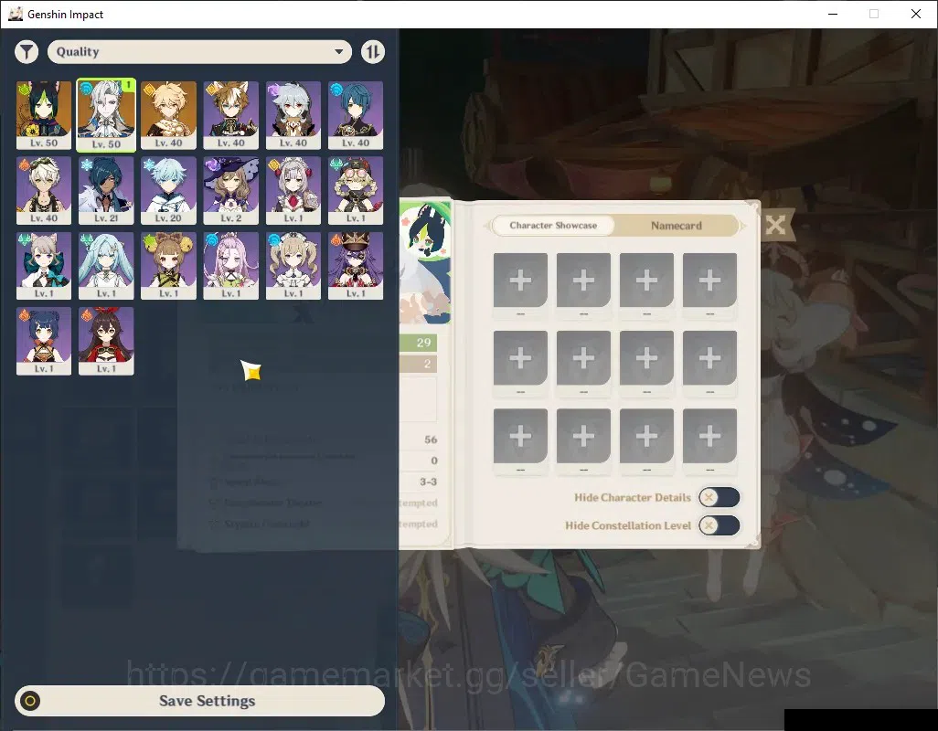 Genshin Impact Accounts Others ASIA|AR 29|1 Limited+1(*5Weapon)|(Neuvillette),Standart Tighnari|MC Male|Take Mail|Check 1