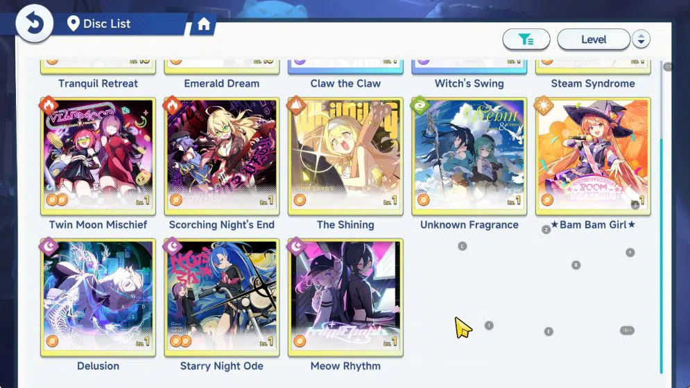 Stella Sora Accounts GLOBAL | Fresh Starter |  Chitose , 2 SSR Disc , 11 SR Disc , 1.1K SD | Selector ON | Log Yostar 5
